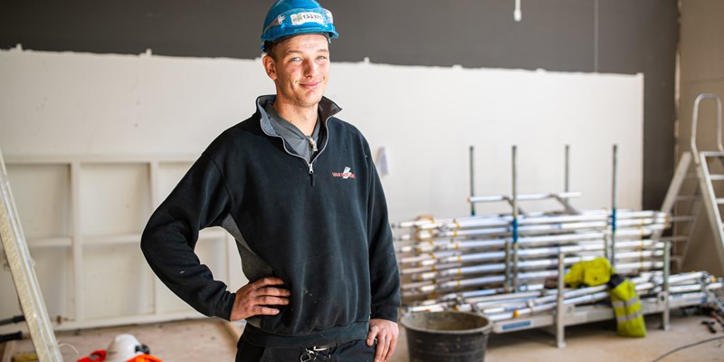 Foto tijdens het werk